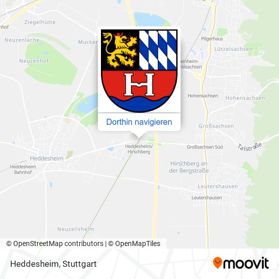 Heddesheim Karte