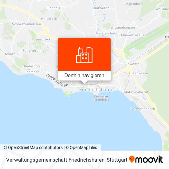 Verwaltungsgemeinschaft Friedrichshafen Karte