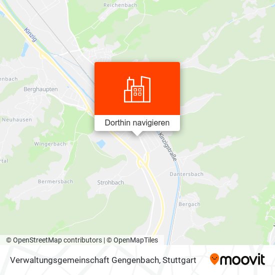 Verwaltungsgemeinschaft Gengenbach Karte