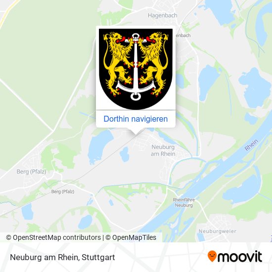 Neuburg am Rhein Karte