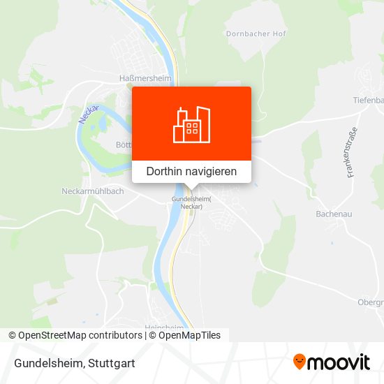 Gundelsheim Karte
