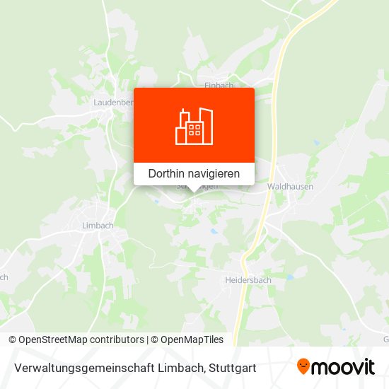 Verwaltungsgemeinschaft Limbach Karte