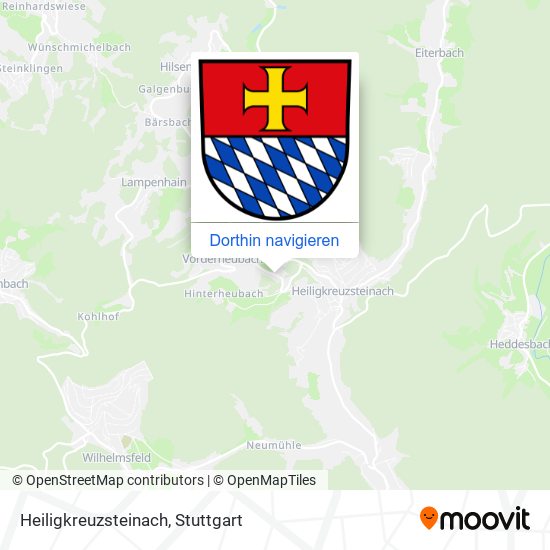 Heiligkreuzsteinach Karte