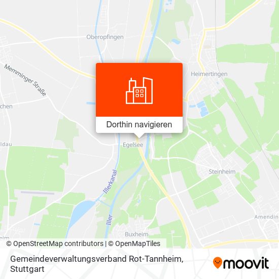 Gemeindeverwaltungsverband Rot-Tannheim Karte