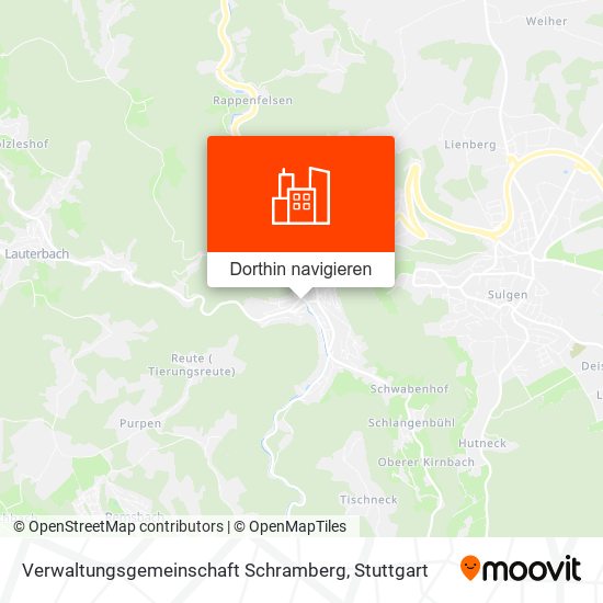 Verwaltungsgemeinschaft Schramberg Karte
