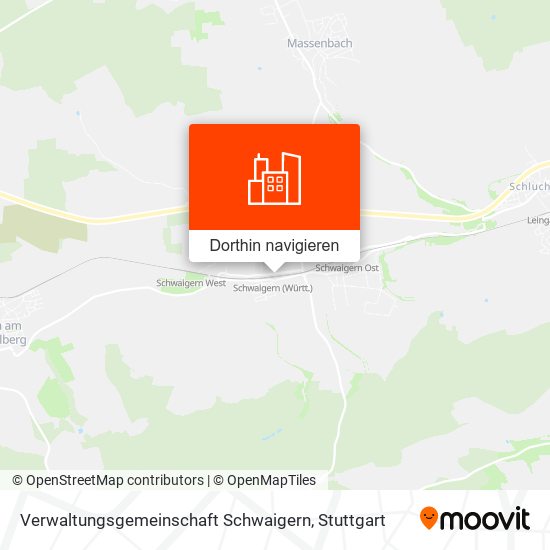 Verwaltungsgemeinschaft Schwaigern Karte