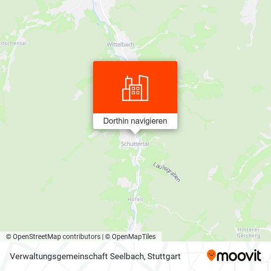 Verwaltungsgemeinschaft Seelbach Karte