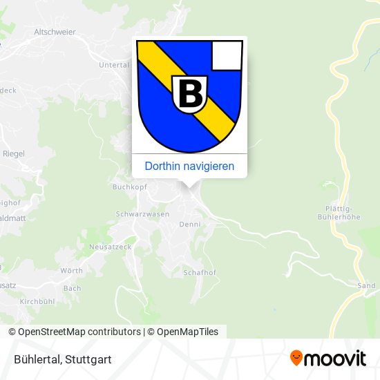 Bühlertal Karte