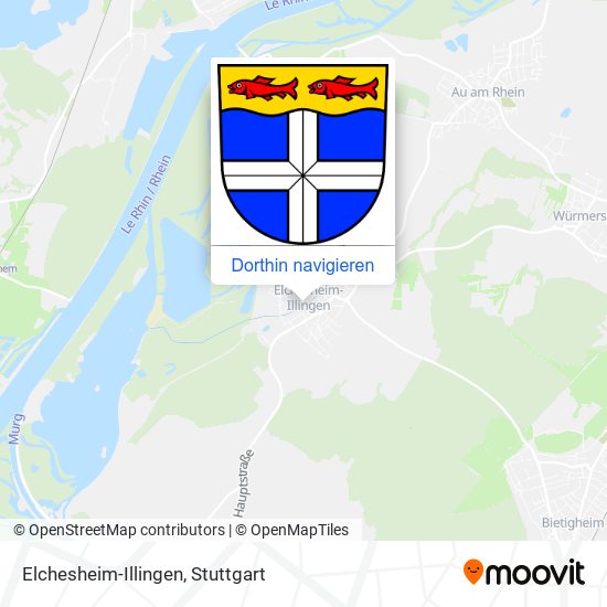 Elchesheim-Illingen Karte