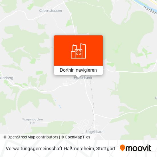 Verwaltungsgemeinschaft Haßmersheim Karte