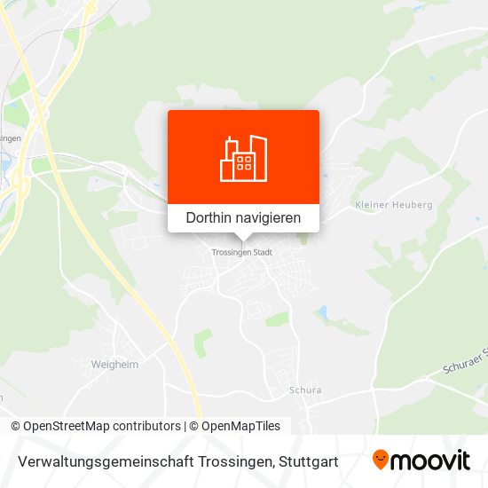 Verwaltungsgemeinschaft Trossingen Karte