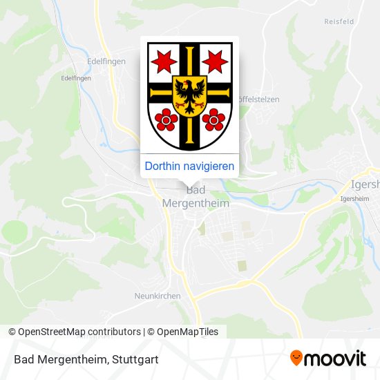 Bad Mergentheim Karte