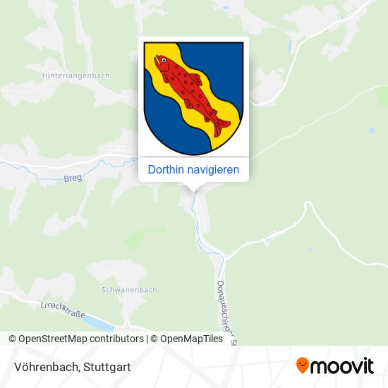 Vöhrenbach Karte