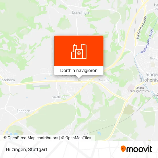 Hilzingen Karte