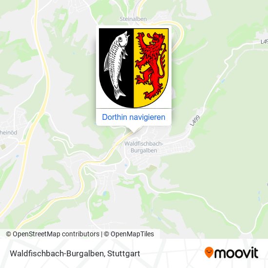 Waldfischbach-Burgalben Karte