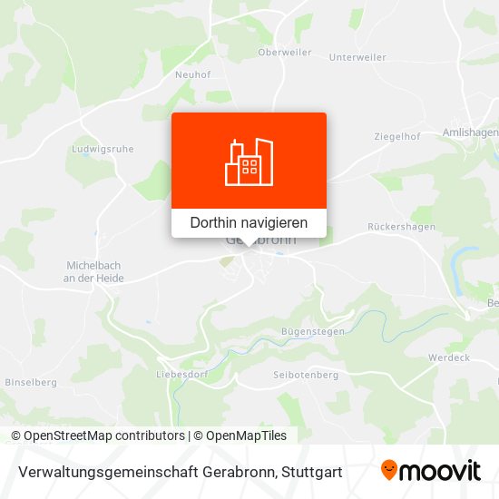 Verwaltungsgemeinschaft Gerabronn Karte