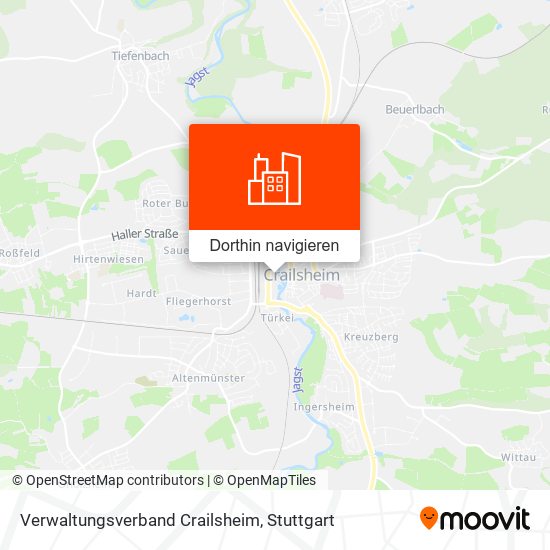 Verwaltungsverband Crailsheim Karte