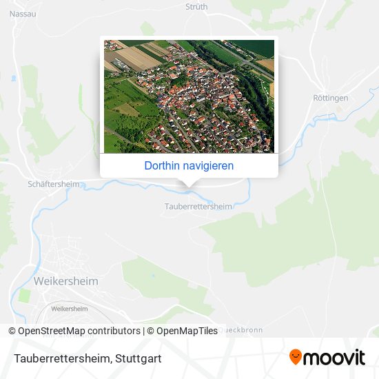 Tauberrettersheim Karte