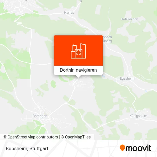 Bubsheim Karte
