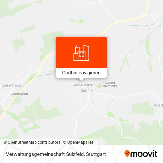 Verwaltungsgemeinschaft Sulzfeld Karte