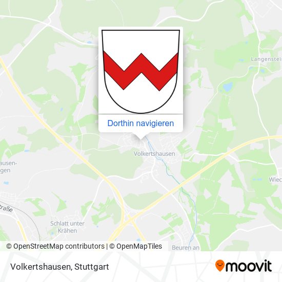 Volkertshausen Karte