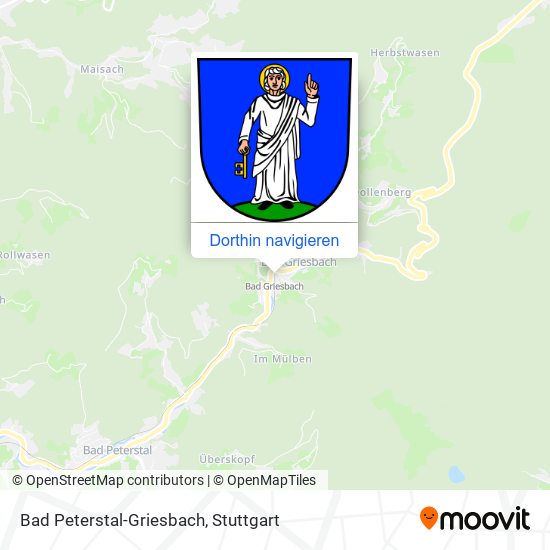 Bad Peterstal-Griesbach Karte