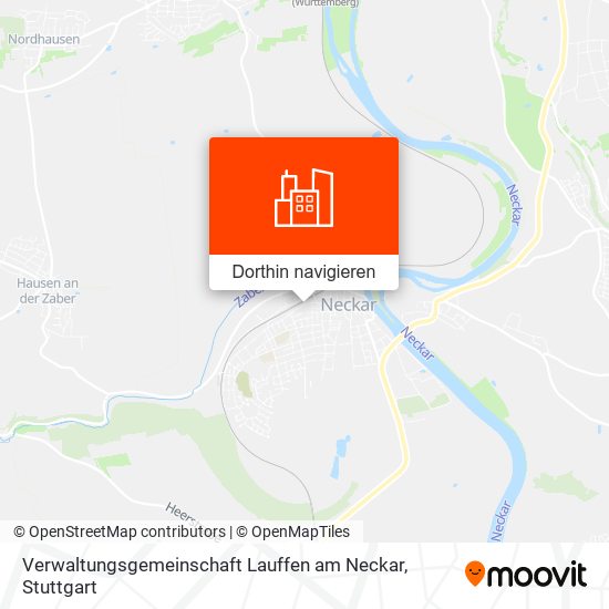 Verwaltungsgemeinschaft Lauffen am Neckar Karte
