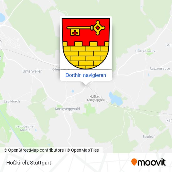 Hoßkirch Karte