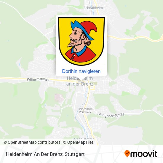 Heidenheim An Der Brenz Karte