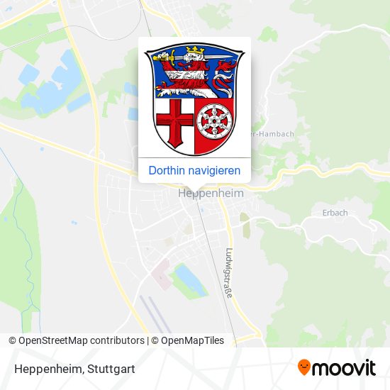 Heppenheim Karte
