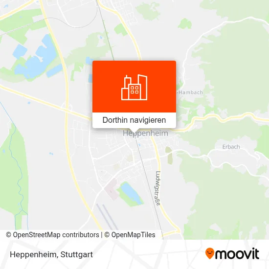 Heppenheim Karte