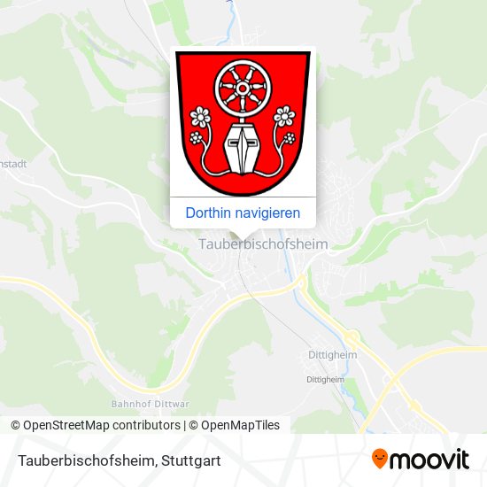 Tauberbischofsheim Karte