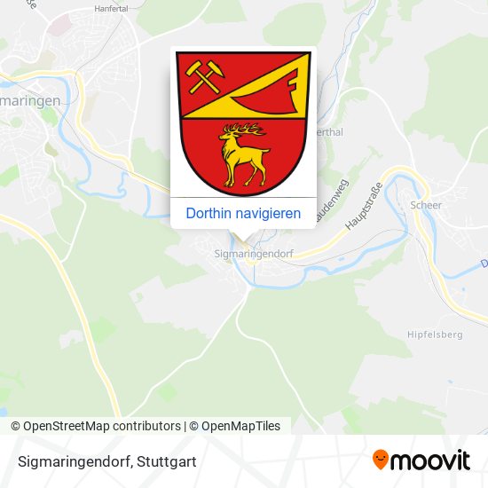 Sigmaringendorf Karte