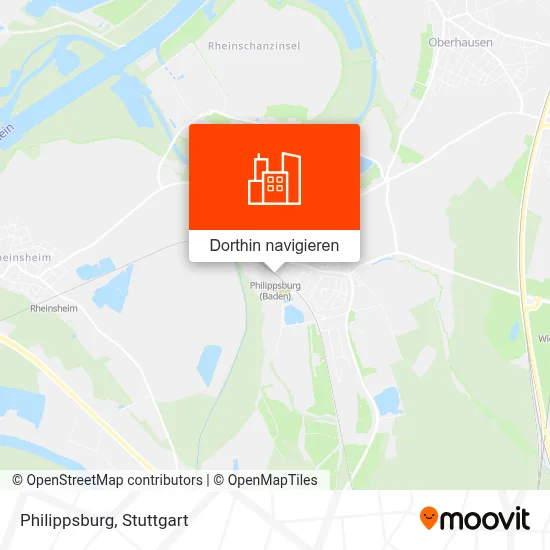 Philippsburg Karte