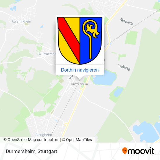 Durmersheim Karte