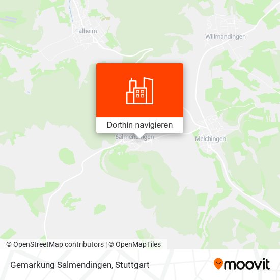 Gemarkung Salmendingen Karte