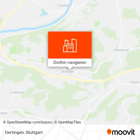 Dertingen Karte