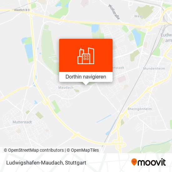 Ludwigshafen-Maudach Karte