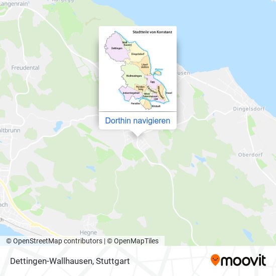 Dettingen-Wallhausen Karte