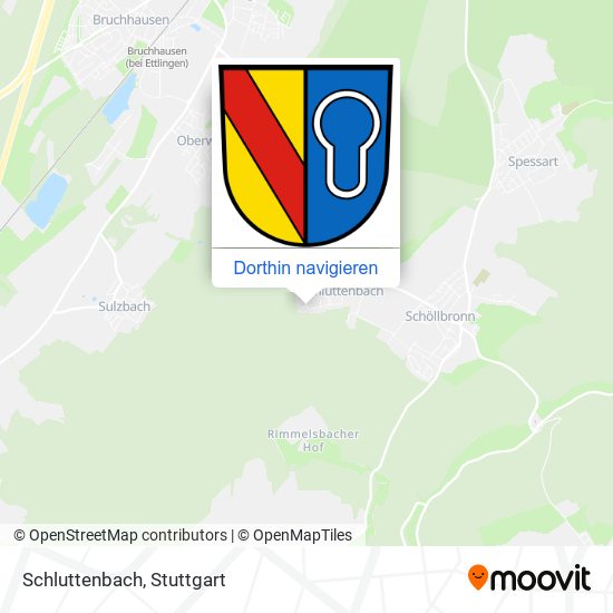 Schluttenbach Karte