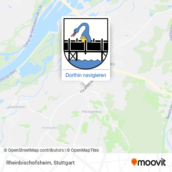 Rheinbischofsheim Karte