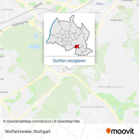 Wolfartsweier Karte