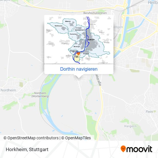 Horkheim Karte