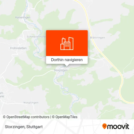 Storzingen Karte