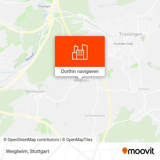 Weigheim Karte