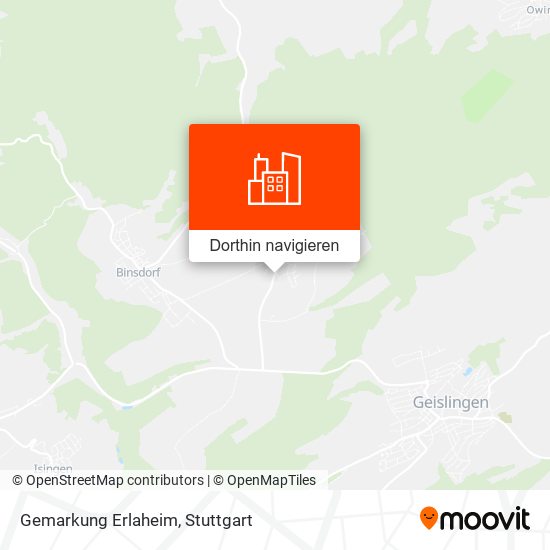 Gemarkung Erlaheim Karte