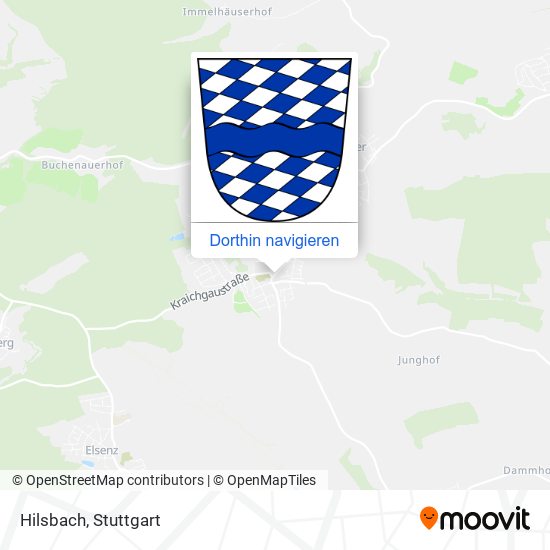 Hilsbach Karte