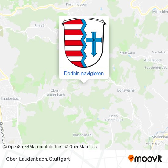 Ober-Laudenbach Karte