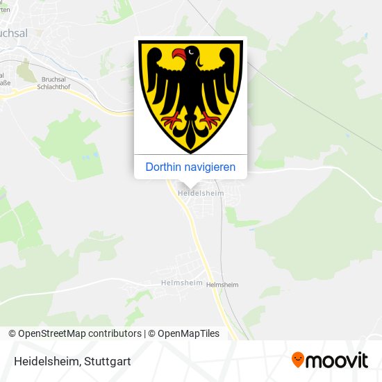 Heidelsheim Karte