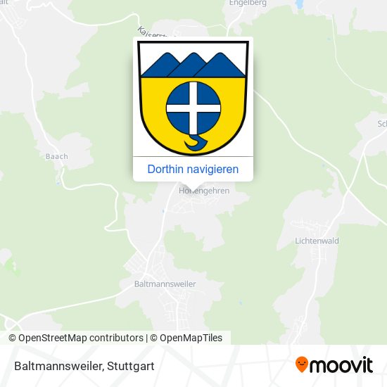 Baltmannsweiler Karte